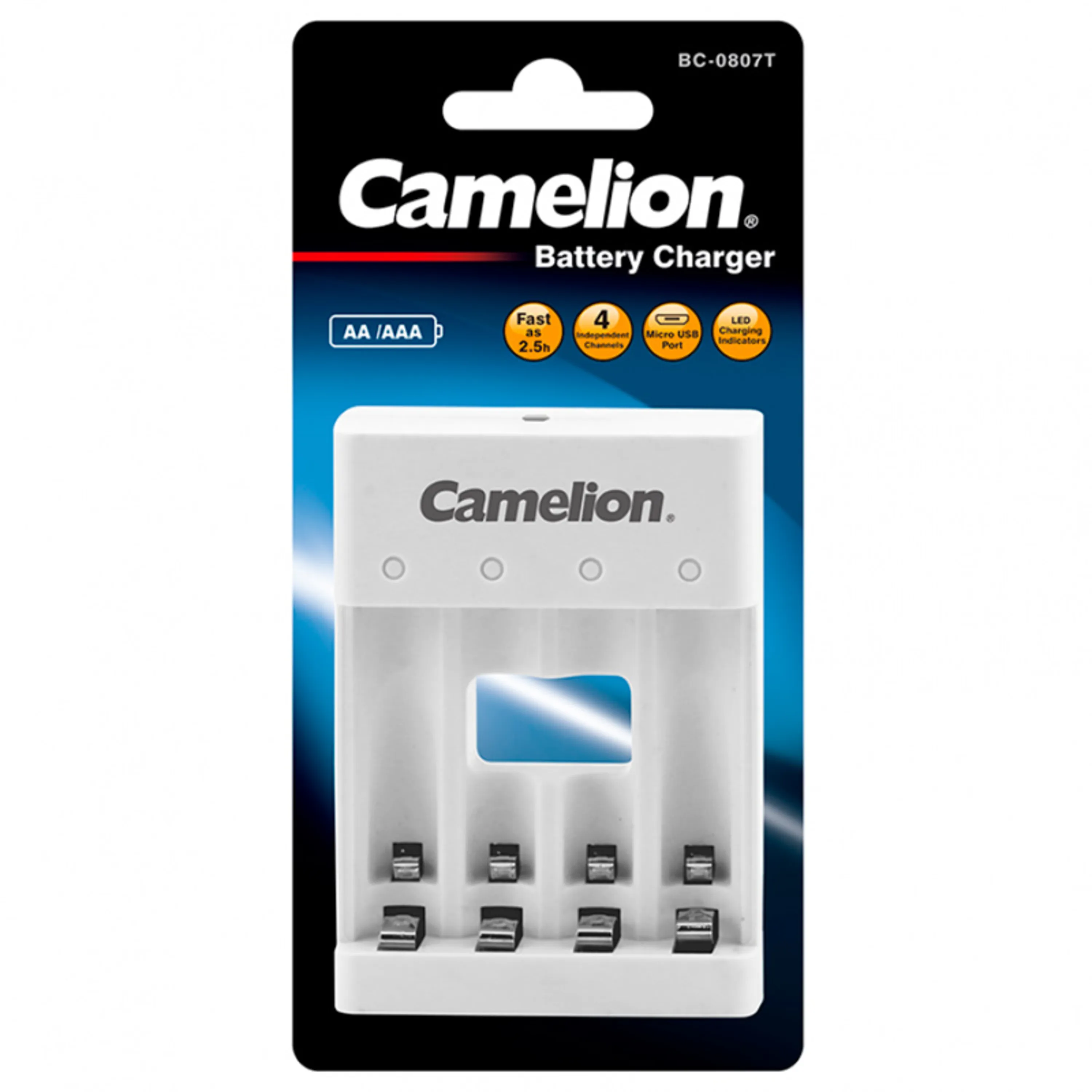 شارژر باتری 4 تایی کملیون باقطع کن| BC-0807T